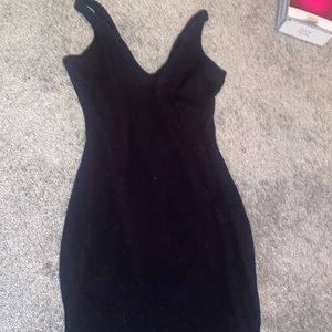 tight black dress
